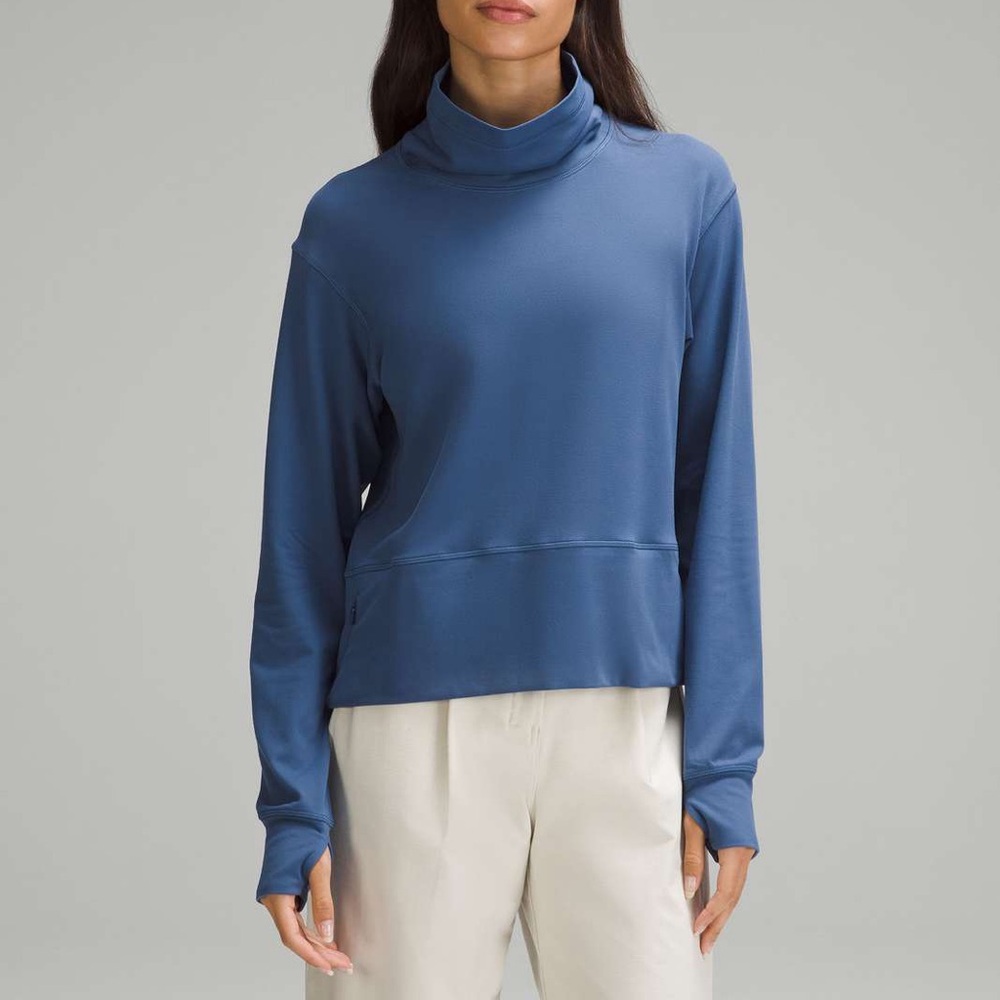 Lululemon Ready to Rulu Pullover in Pitch Blue Size 6